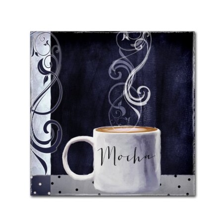 Color Bakery 'Cafe Blue III' Canvas Art,24x24